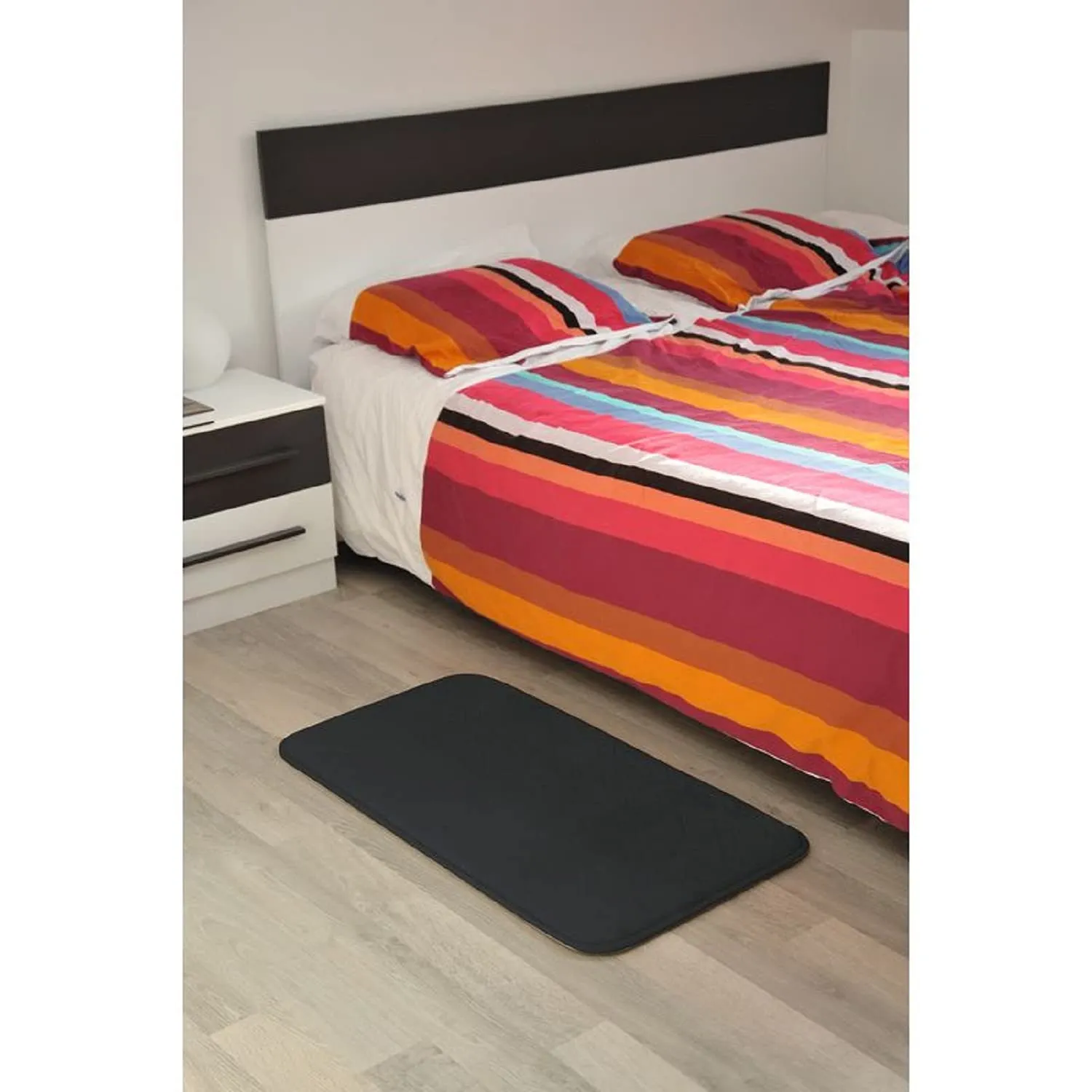 Identités Secure Soft tapis de bain gris 60x45 moelleux