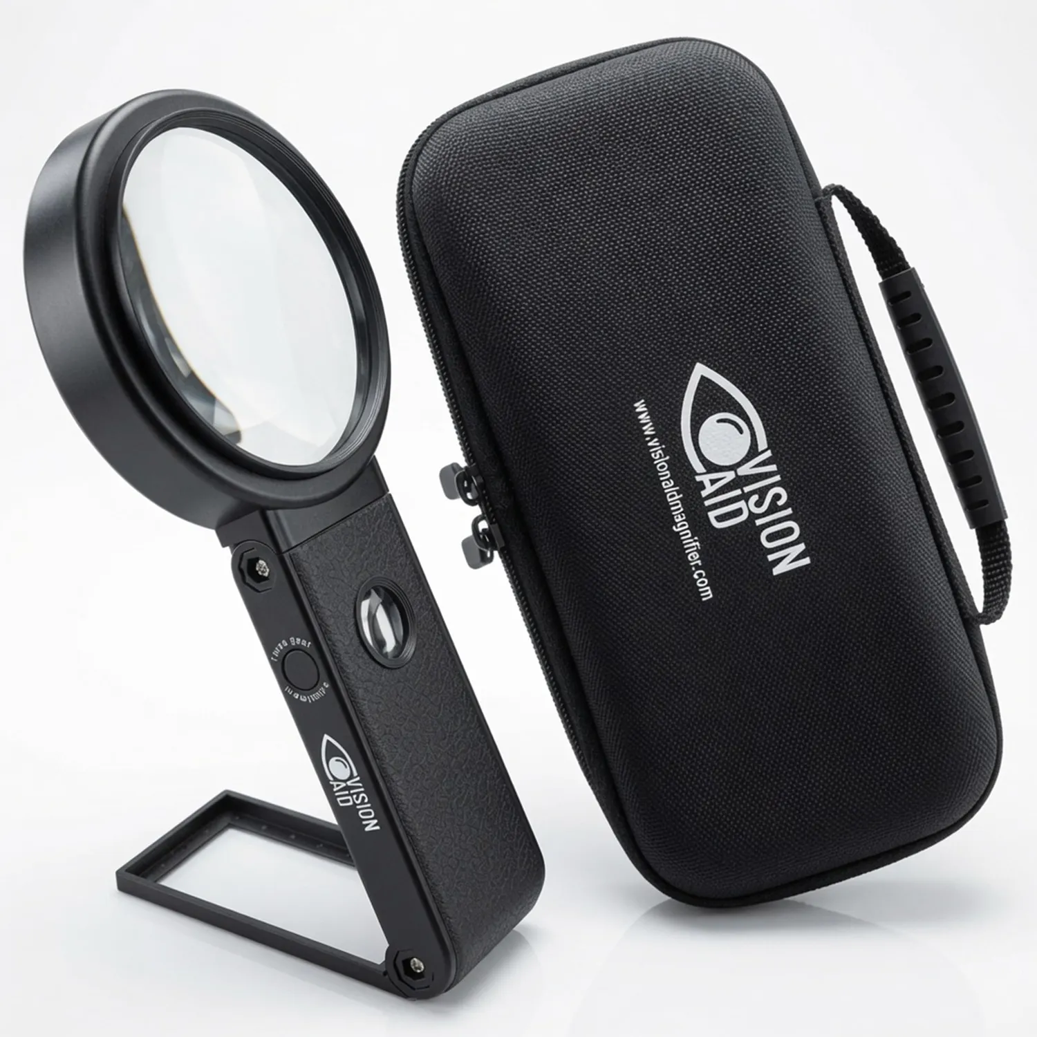 VisionAid Loupe 30X 10X LED mains libres 21 lampes