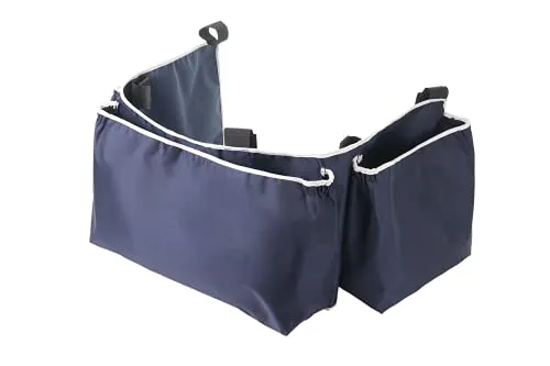 Identités sac transport déambulateur bleu 3 poches
