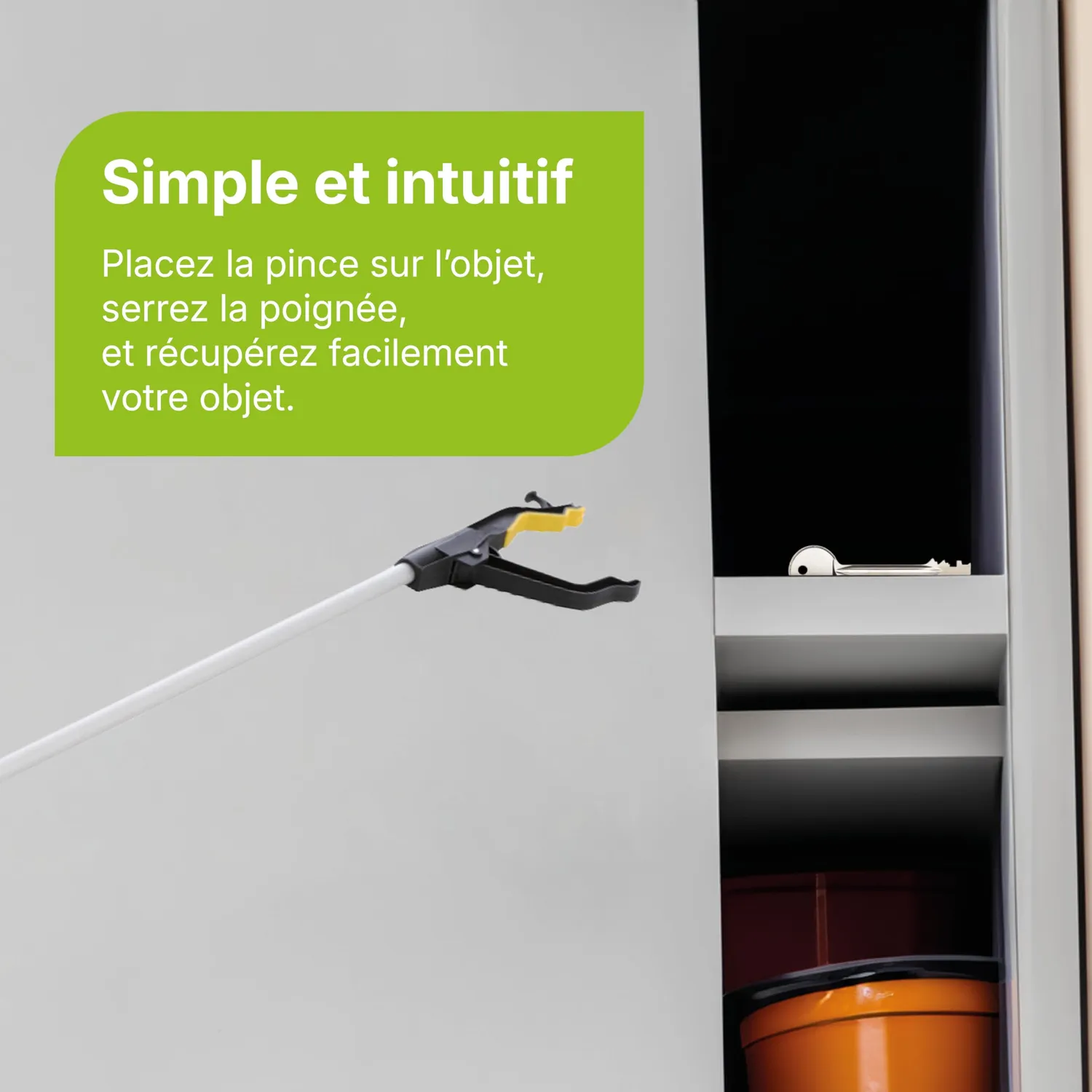 Identités Ergo Reacher Pince de Préhension 67 cm magnétique