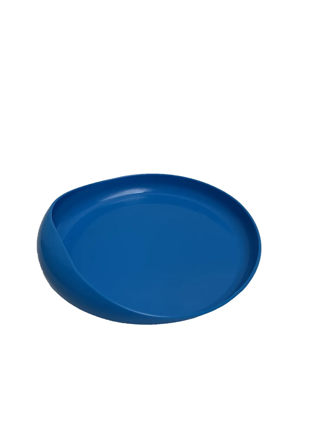 Identités Assiette à Rebord assiette bleue 17 cm