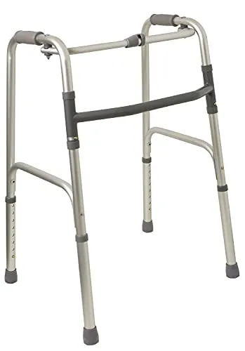 Identités cadre de marche pliant 2 roues alu