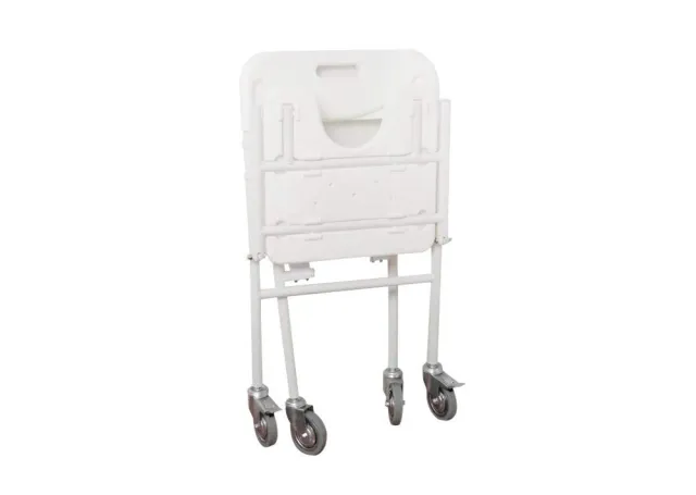 Identités Tobago chaise de douche à roulettes pliable 110 kg