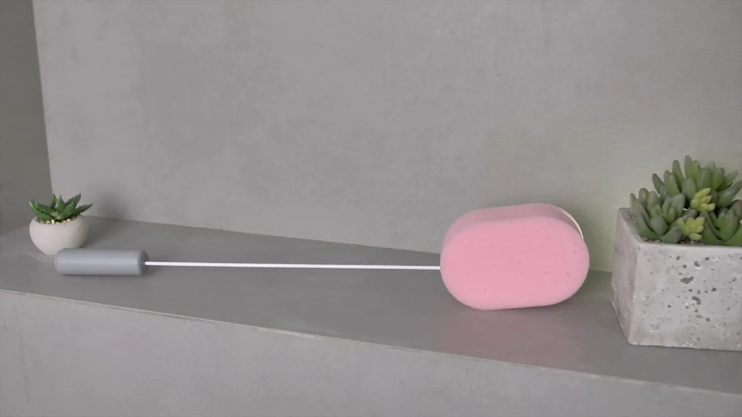 Identités Éponge Long Manche Pliable éponge dos 55 cm