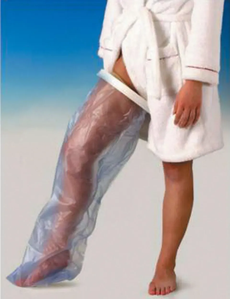 Identités Protection Plâtre Jambe Entière Adulte 105 cm Étanche