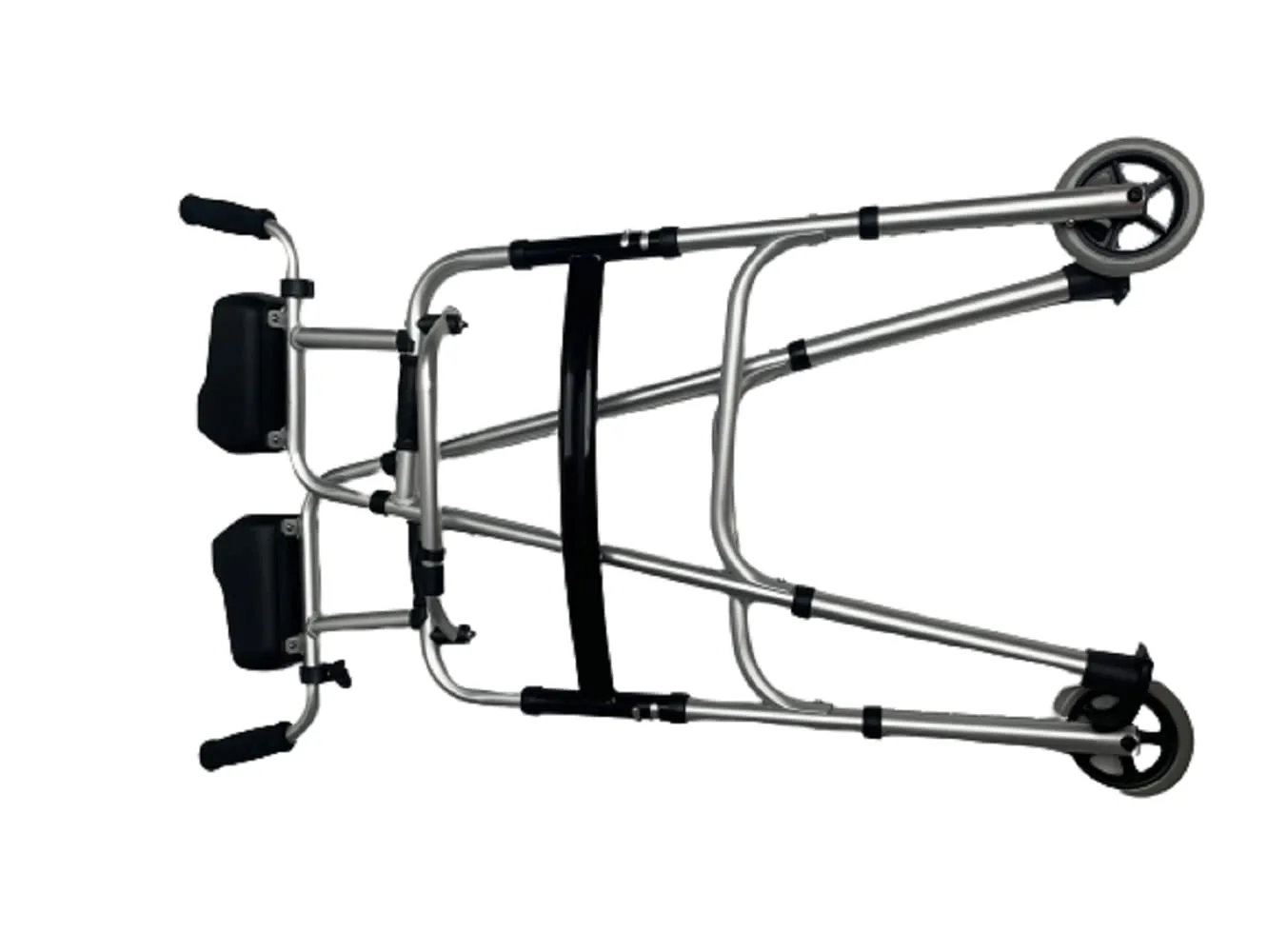 Identités Déambulateur Appuis Brachiaux 2 Roues Alu 125 kg