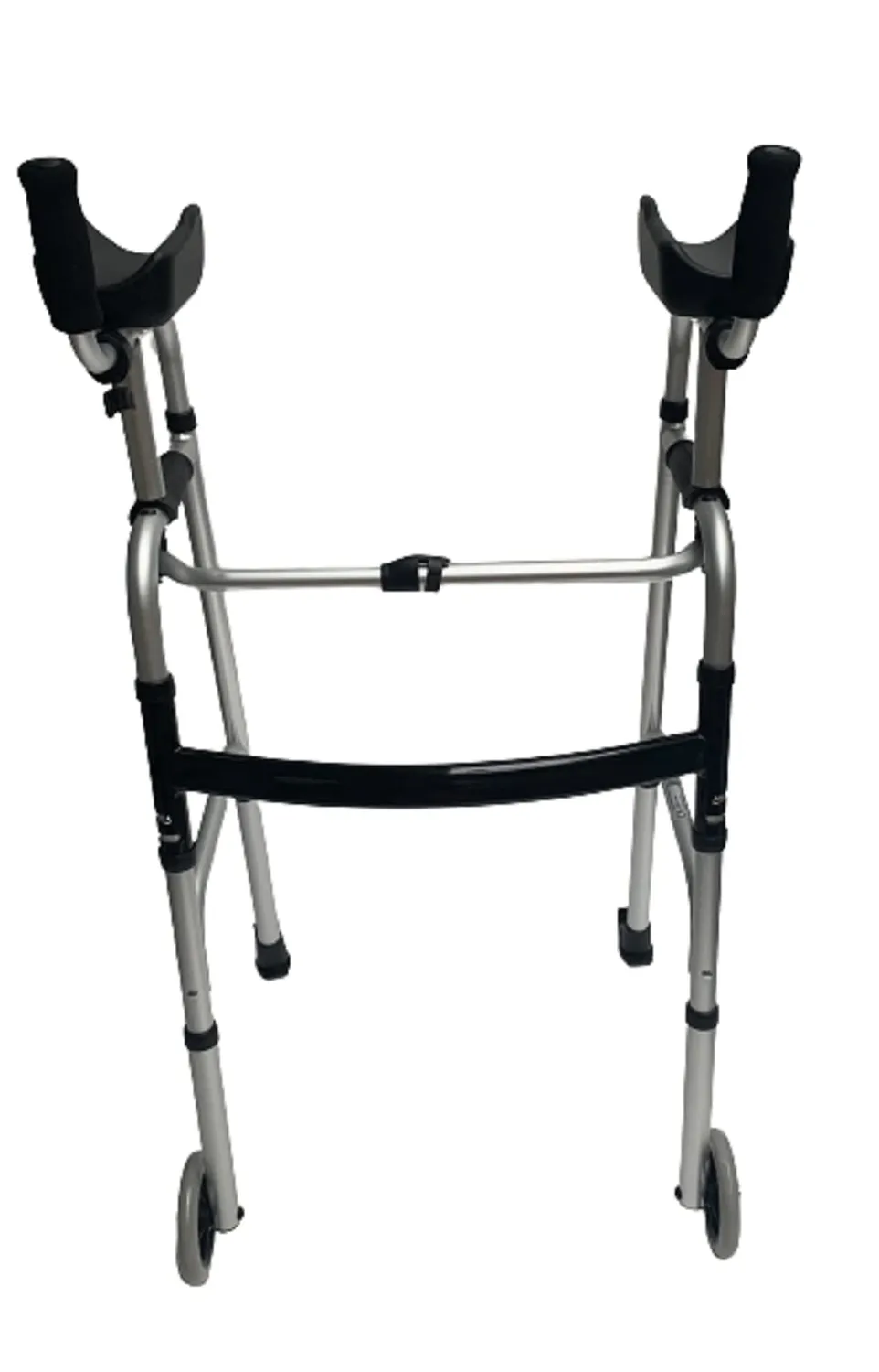 Identités Déambulateur Appuis Brachiaux 2 Roues Alu 125 kg