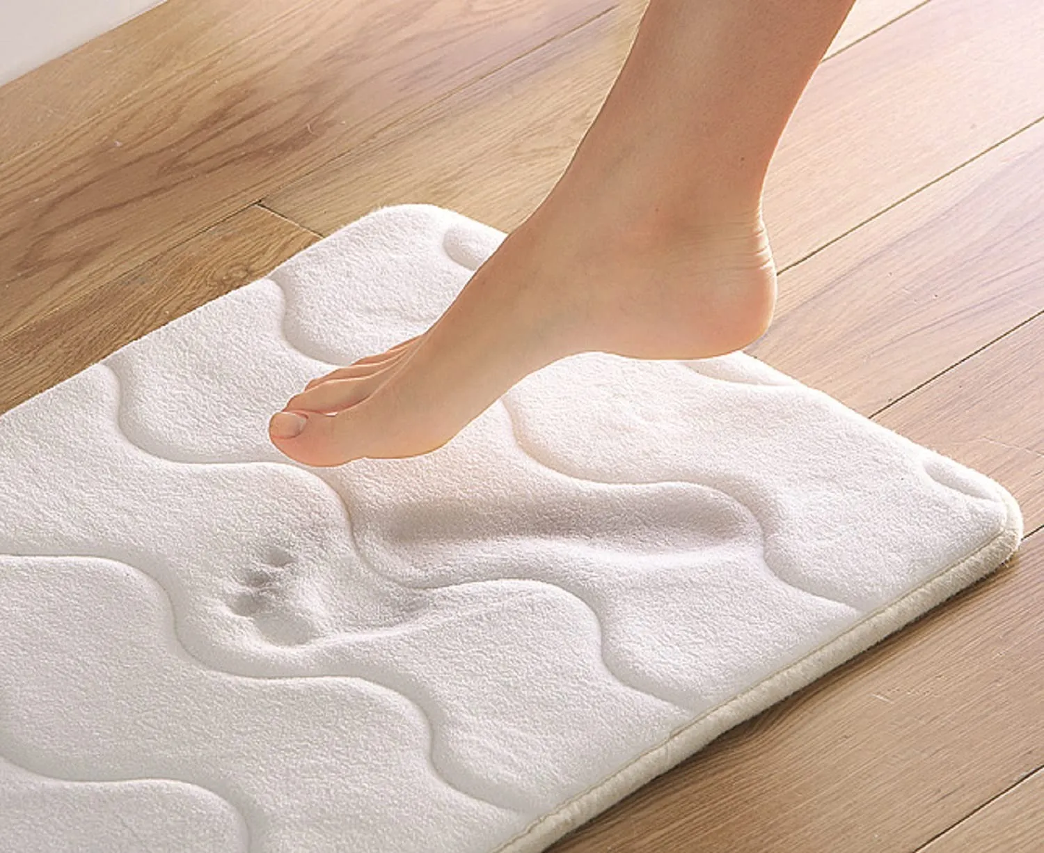 Identités Secure Soft tapis de bain gris 60x45 moelleux