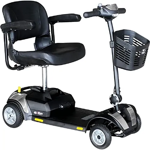 Identités Traveler scooter mobilité gris démontable