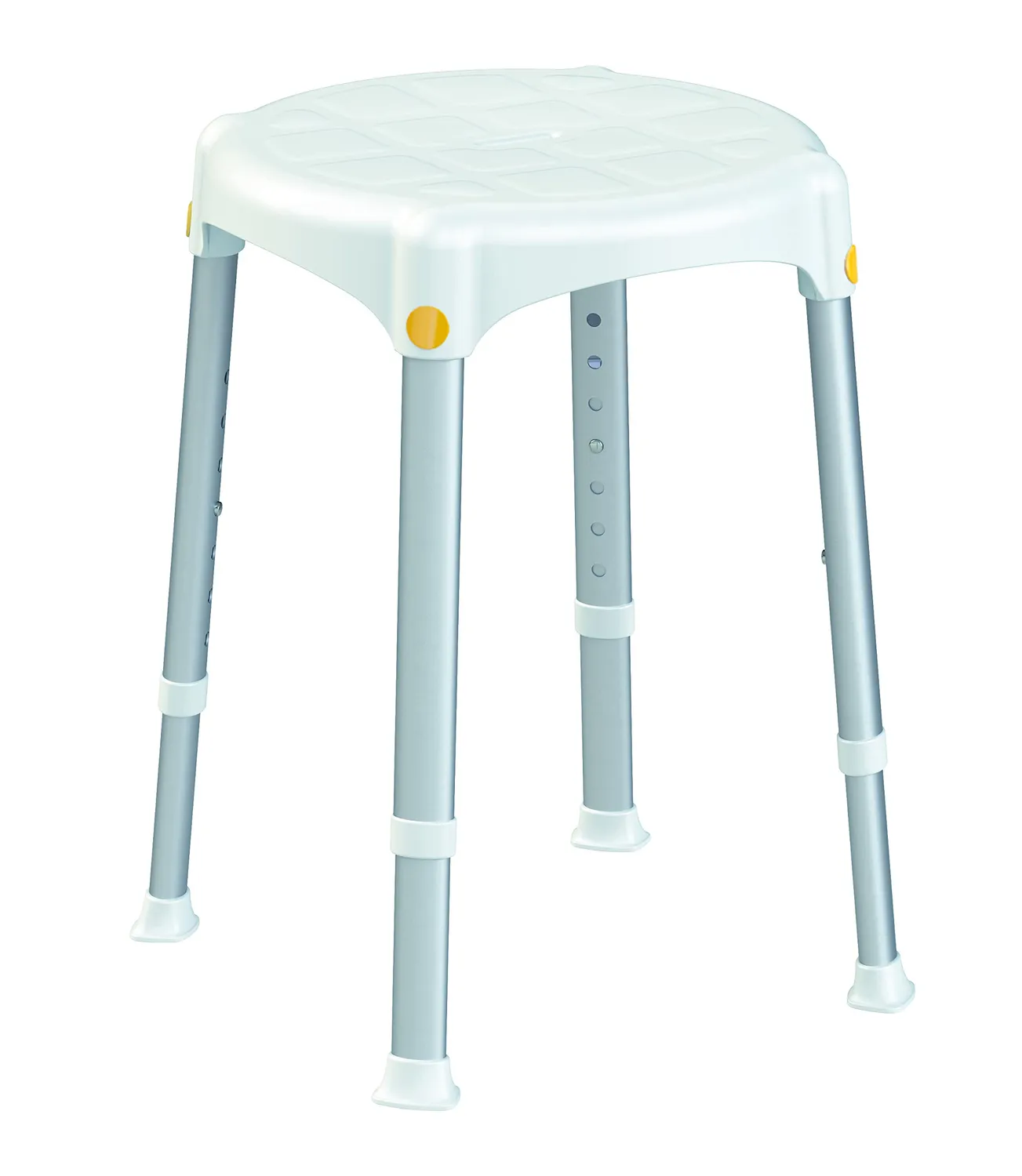 Identités Djerba Tabouret de Douche Accoudoirs Blanc