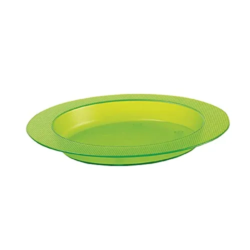 Identités assiette à rebord ergonomique blanche 24,5 cm