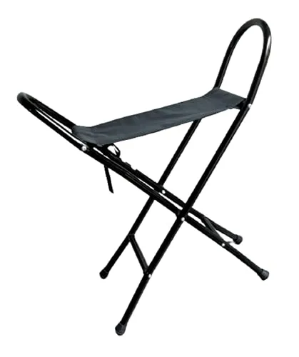 Identités siège pliant tissu noir 110 kg