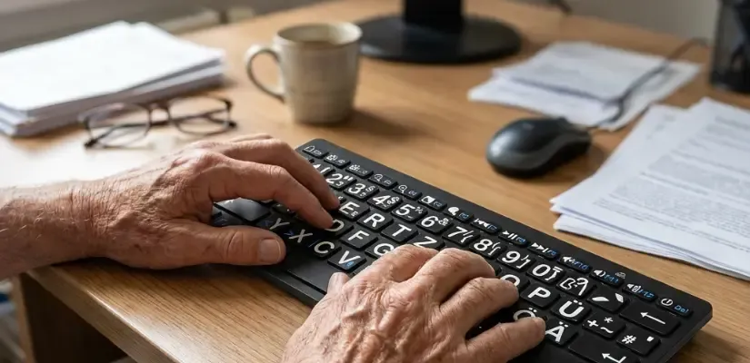 LookyTAB 10 clavier Bluetooth contraste élevé