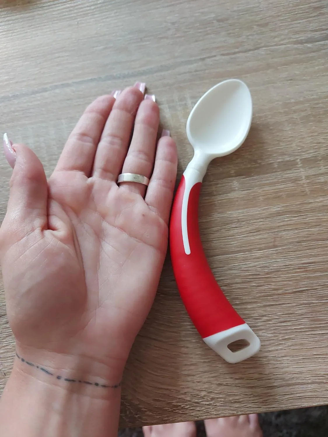Identités Henro Grip Ado cuillère gaucher rouge
