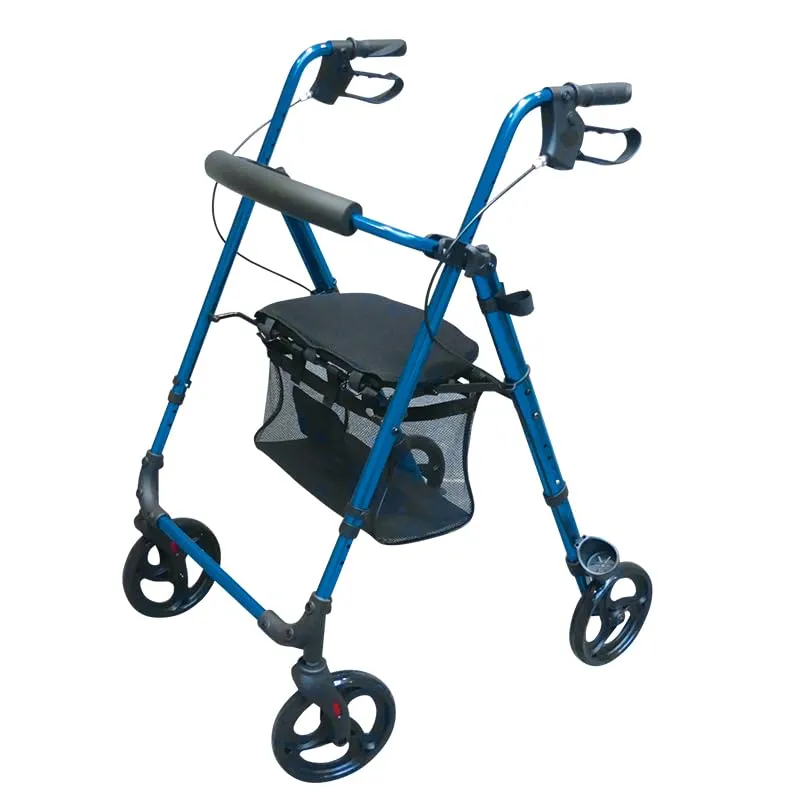 Identités Neo Fashion rollator bleu électrique assise 136 kg