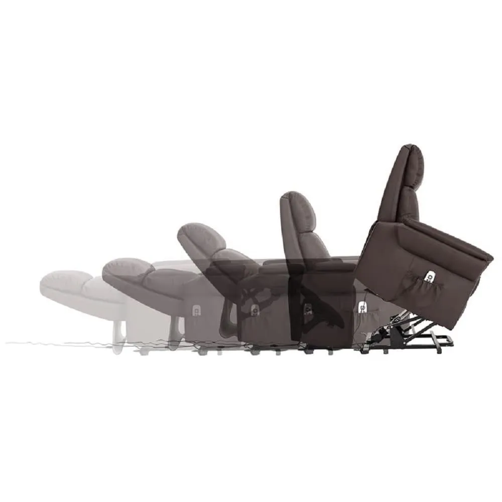 Identités Diamant Maxi Fauteuil Releveur Simili Chocolat