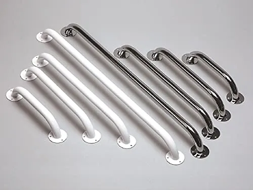 Identités Barre d'appui acier 30,5cm blanche maintien