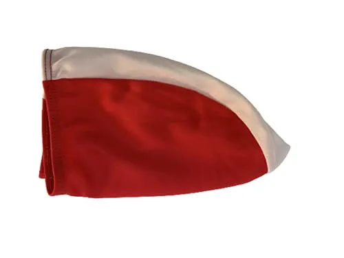 Identités bonnet de bain rouge blanc réutilisable