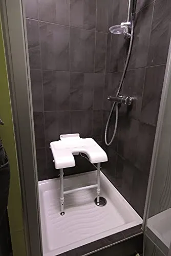 Identités Bornéo siège douche rabattable mural 110 kg