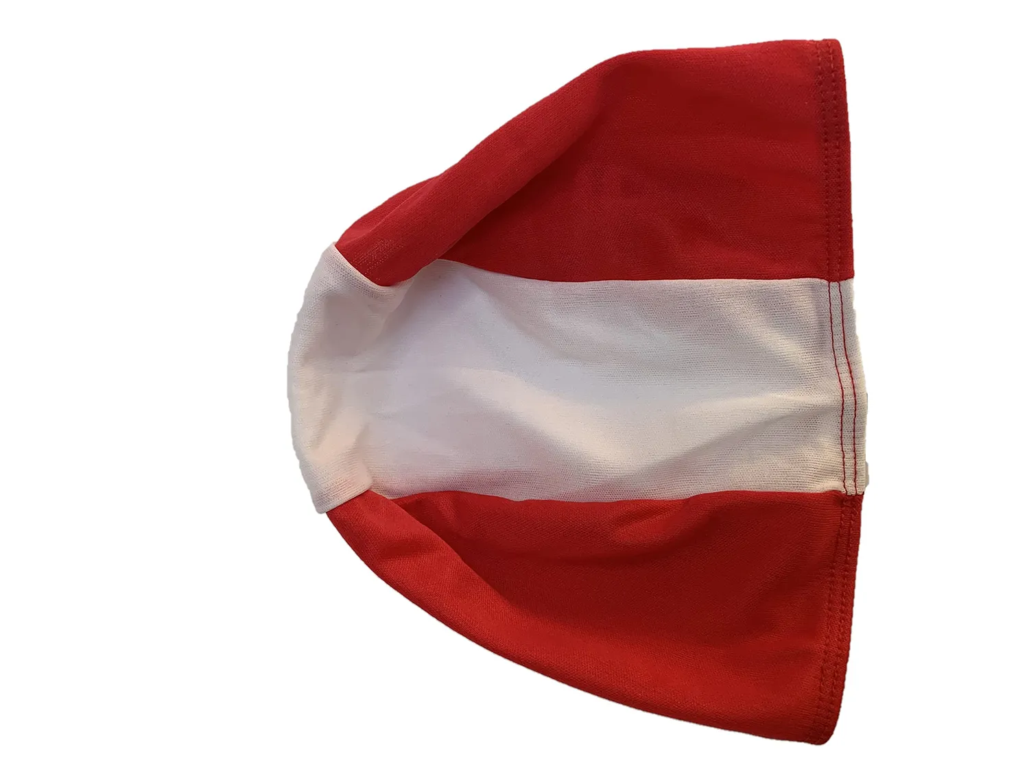 Identités bonnet de bain rouge blanc réutilisable