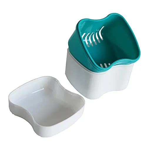 Identités boîte à dentier avec panier lot de 2
