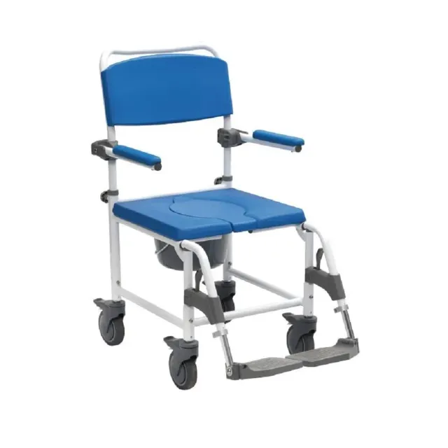 Identités Aston chaise de douche WC à roulettes 5 L