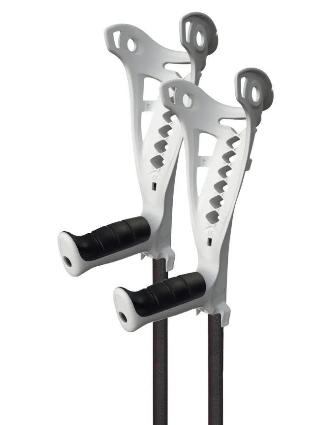 Identités SafeWalk béquilles alu blanc 130 kg