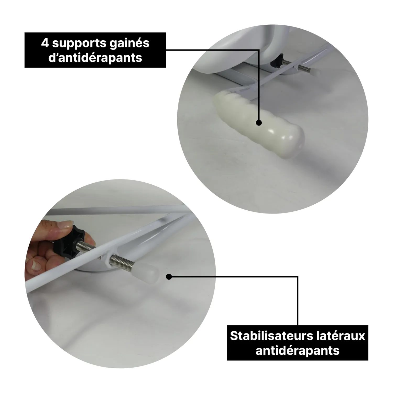 Identités fauteuil de bain pivotant 360° accoudoirs 113 kg