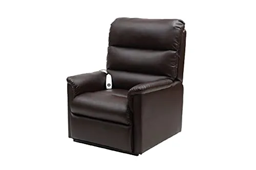 Identités Perle Fauteuil releveur électrique simili chocolat 1 moteur