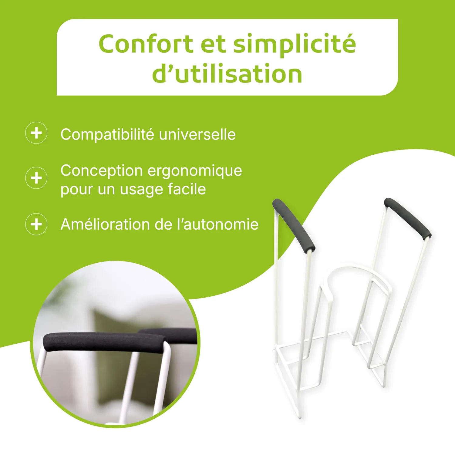 Identités Classic enfile-bas contention mousse 800 g
