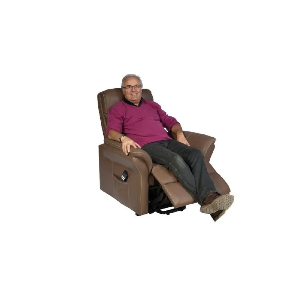 Identités Diamant Maxi Fauteuil Releveur Simili Chocolat