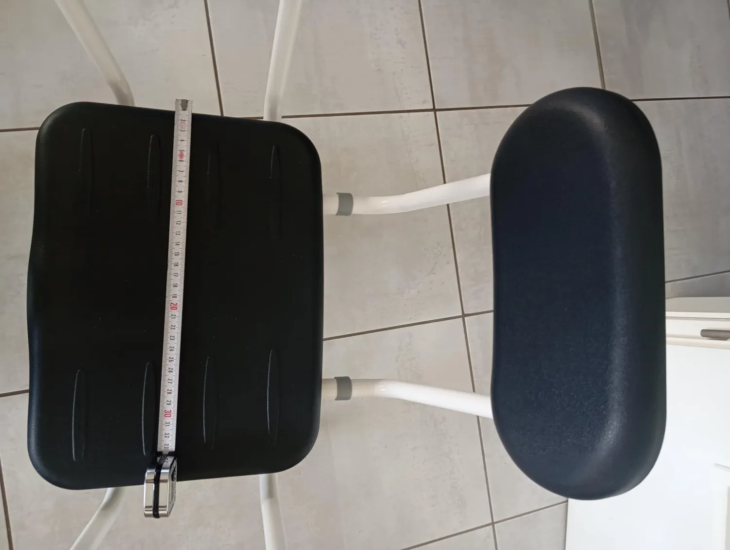 Identités chaise haute capitonnée bleue 160 kg inclinée