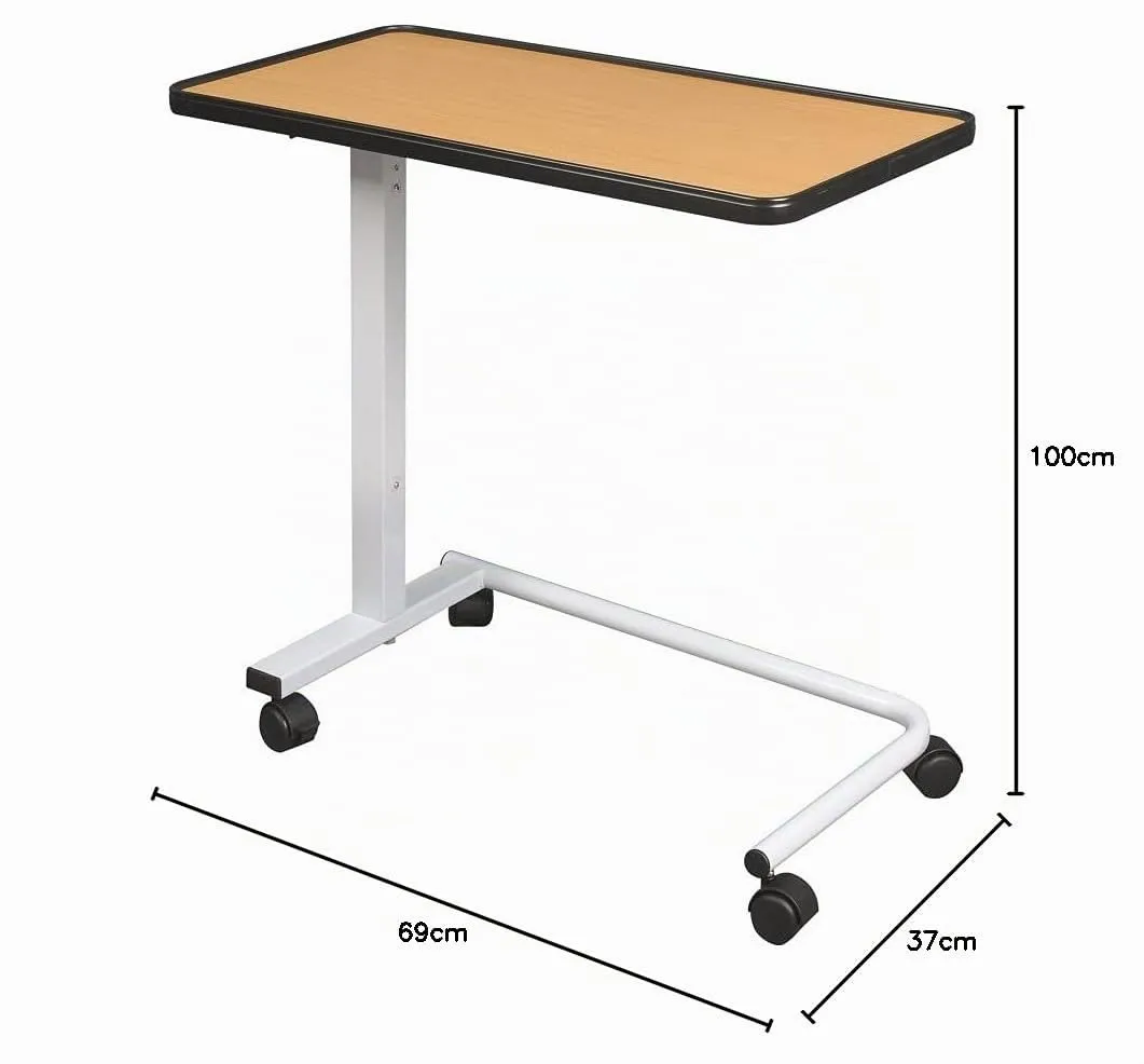 Identités Corfou table de lit 2 plateaux inclinable vérin gaz