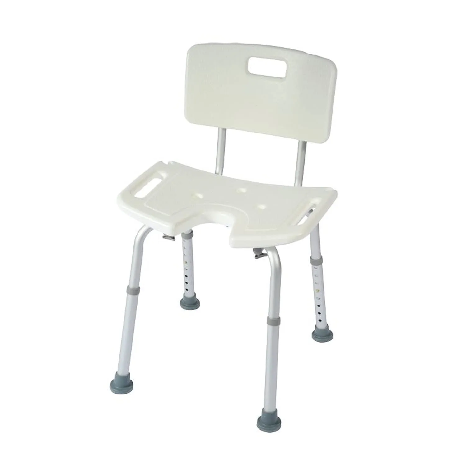 Identités Bora chaise de douche à poignées grise