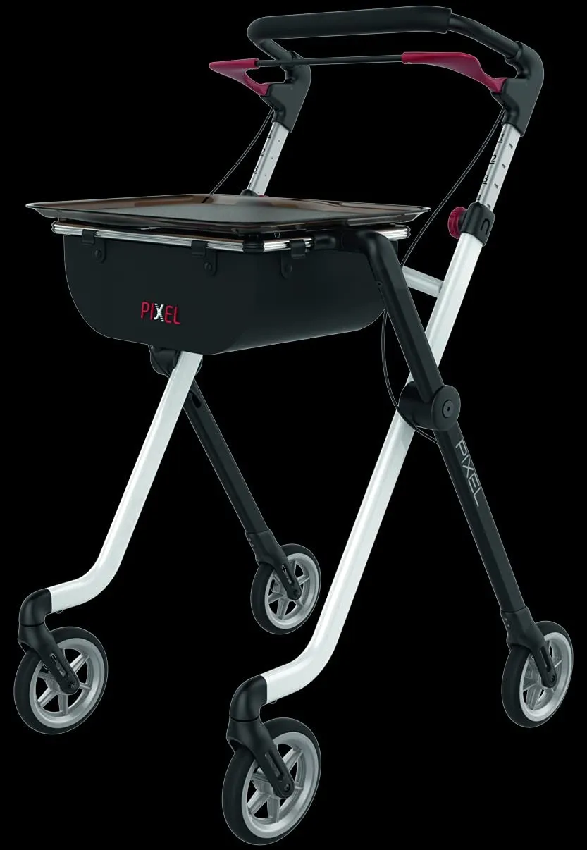 Identités Pixel rollator léger 4,5 kg plateau