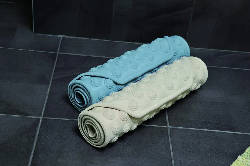 Identités Tapis de Baignoire Extra-Long crème 103x40 antidérapant