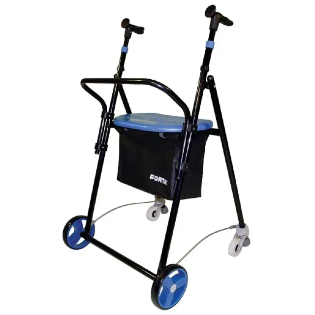 Identités AIR-ON Plus Rollator Bleu avec Siège