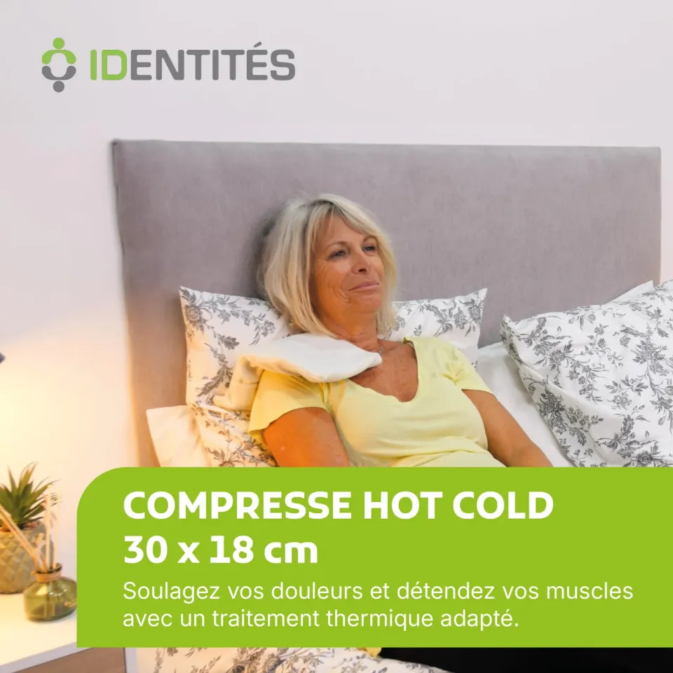 Identités Hot Cold Compresse Chaud Froid 30 x 18 cm