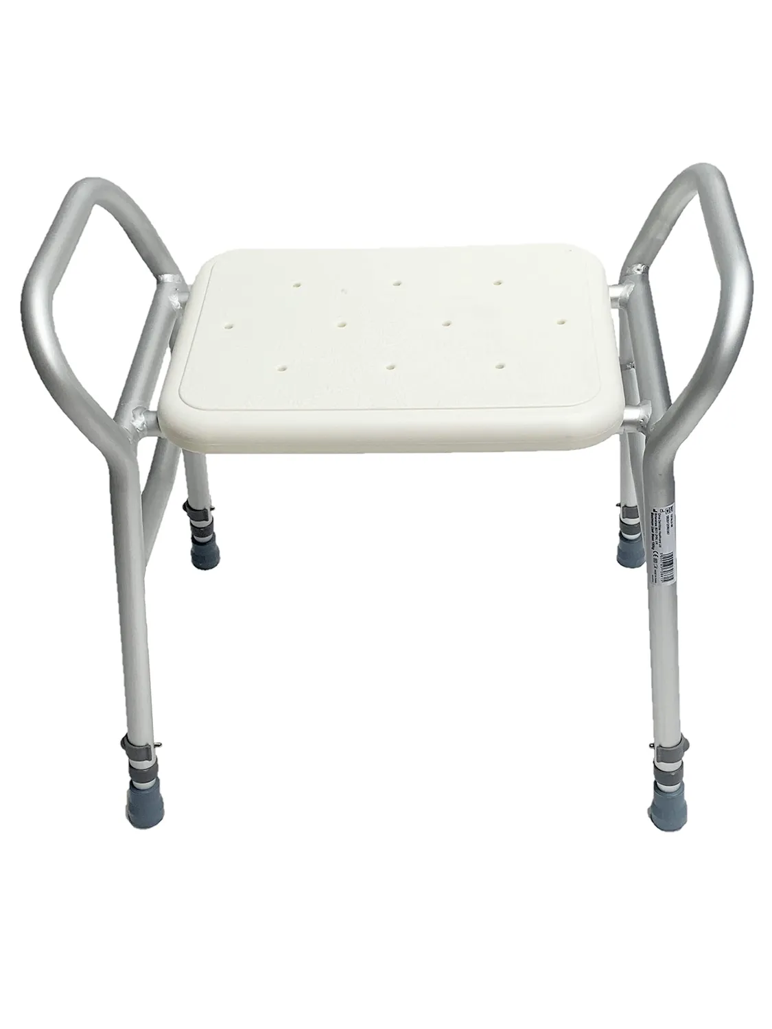 Identités Djerba Tabouret de Douche Accoudoirs Blanc