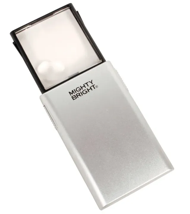 Identités Loupe Éclairante loupe poche à glissière x6