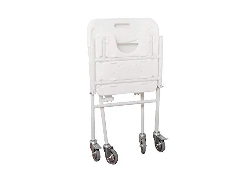 Identités Tobago chaise de douche à roulettes pliable 110 kg