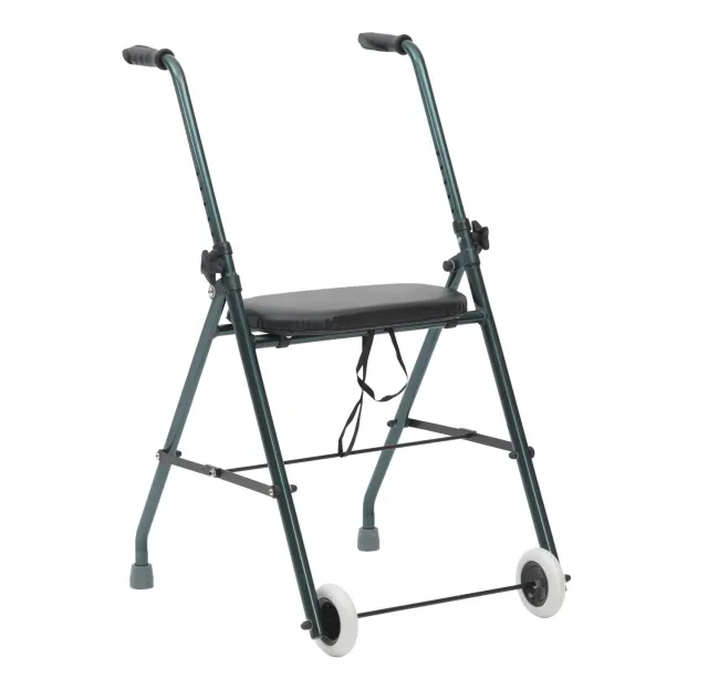Identités Classic Rollator Aluminium 2 Roues Vert 120 kg