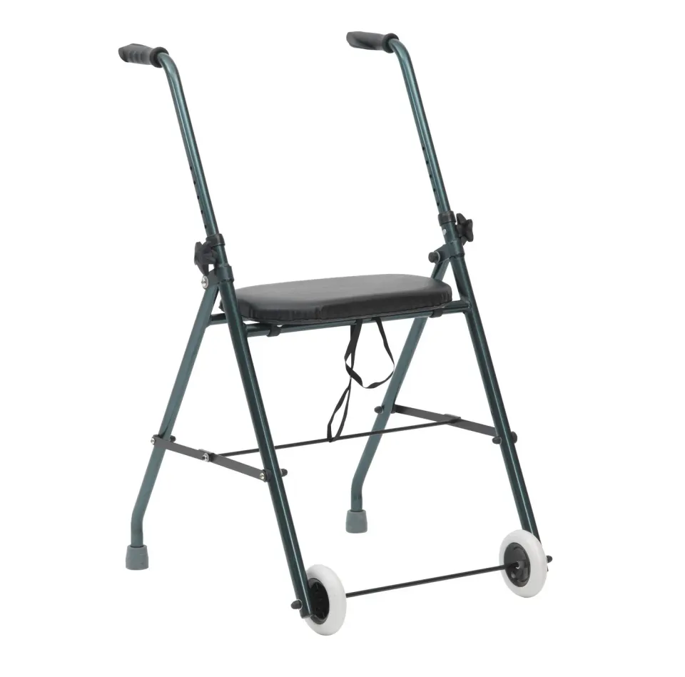 Identités Classic Rollator Aluminium 2 Roues Vert 120 kg
