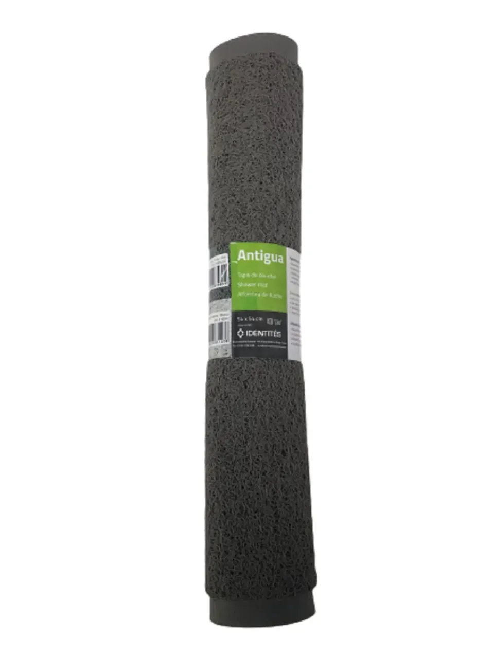Identités Antigua Tapis de Bain Antidérapant Gris 53x53 cm