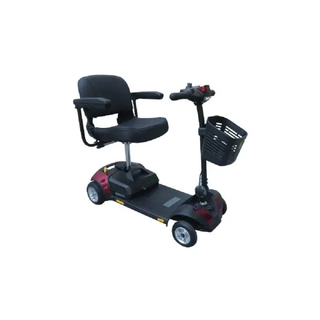 Identités Traveler Scooter Mobilité Rouge Démontable
