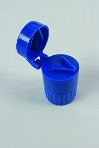Identités Broyeur Coupe-Comprimé bleu poche avec réservoir