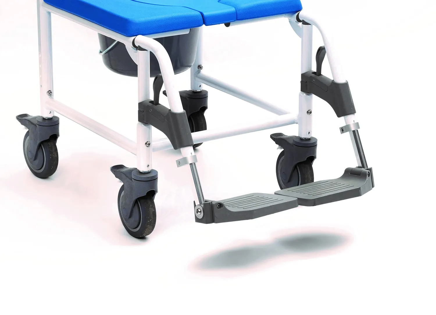 Identités Aston chaise de douche WC à roulettes 5 L