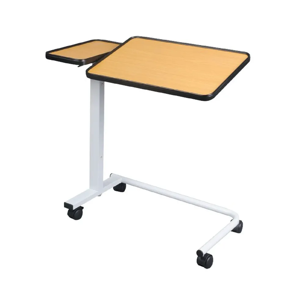 Identités Corfou table de lit 2 plateaux inclinable vérin gaz