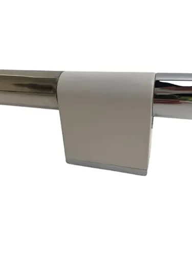 Identités Onyx barre d'appui chrome blanc 60 cm