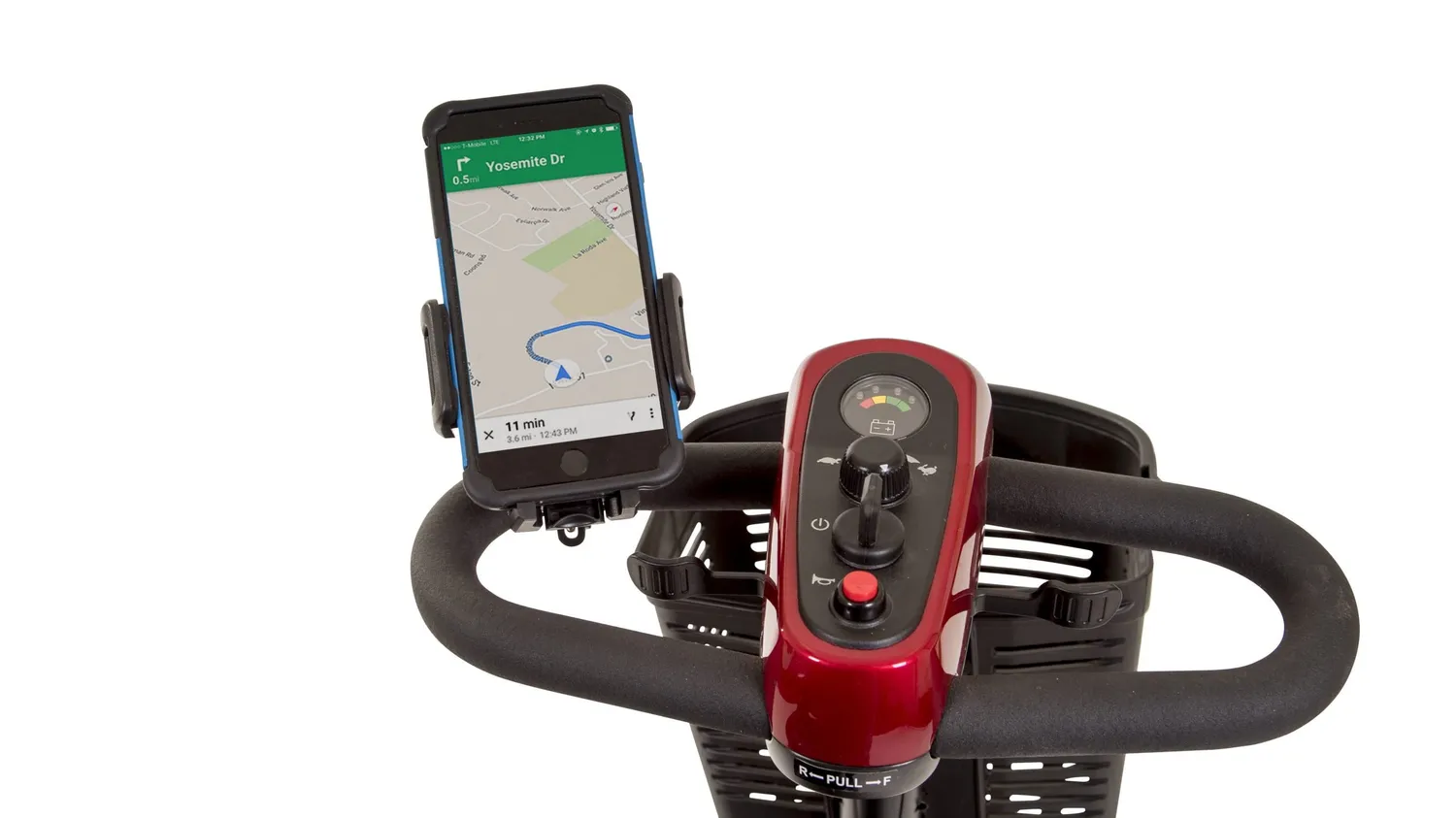 Golden Technologies support téléphone scooter Buzzaround mains libres